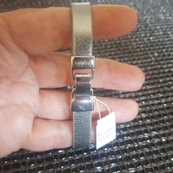 Lia Sophia Silver Crystal Bling Bracelet - Picture 8 of 8